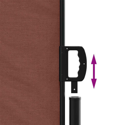 Tenda da Sole Laterale Retrattile Marrone 100x300 cm | homemem39