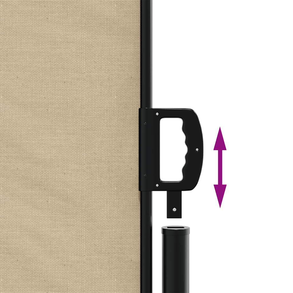 Tenda da Sole Laterale Retrattile Beige 100x300 cm | homemem39