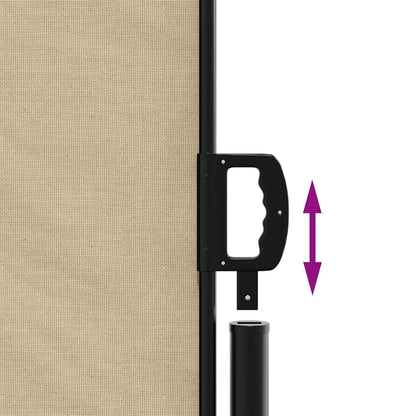 Tenda da Sole Laterale Retrattile Beige 100x300 cm | homemem39