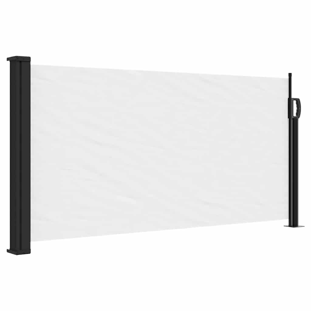 Tenda da Sole Laterale Retrattile Bianco 100x300 cm | homemem39