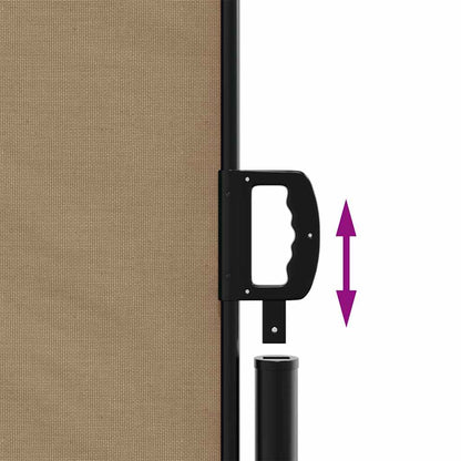 Tenda da Sole Laterale Retrattile Tortora 100x300 cm | homemem39