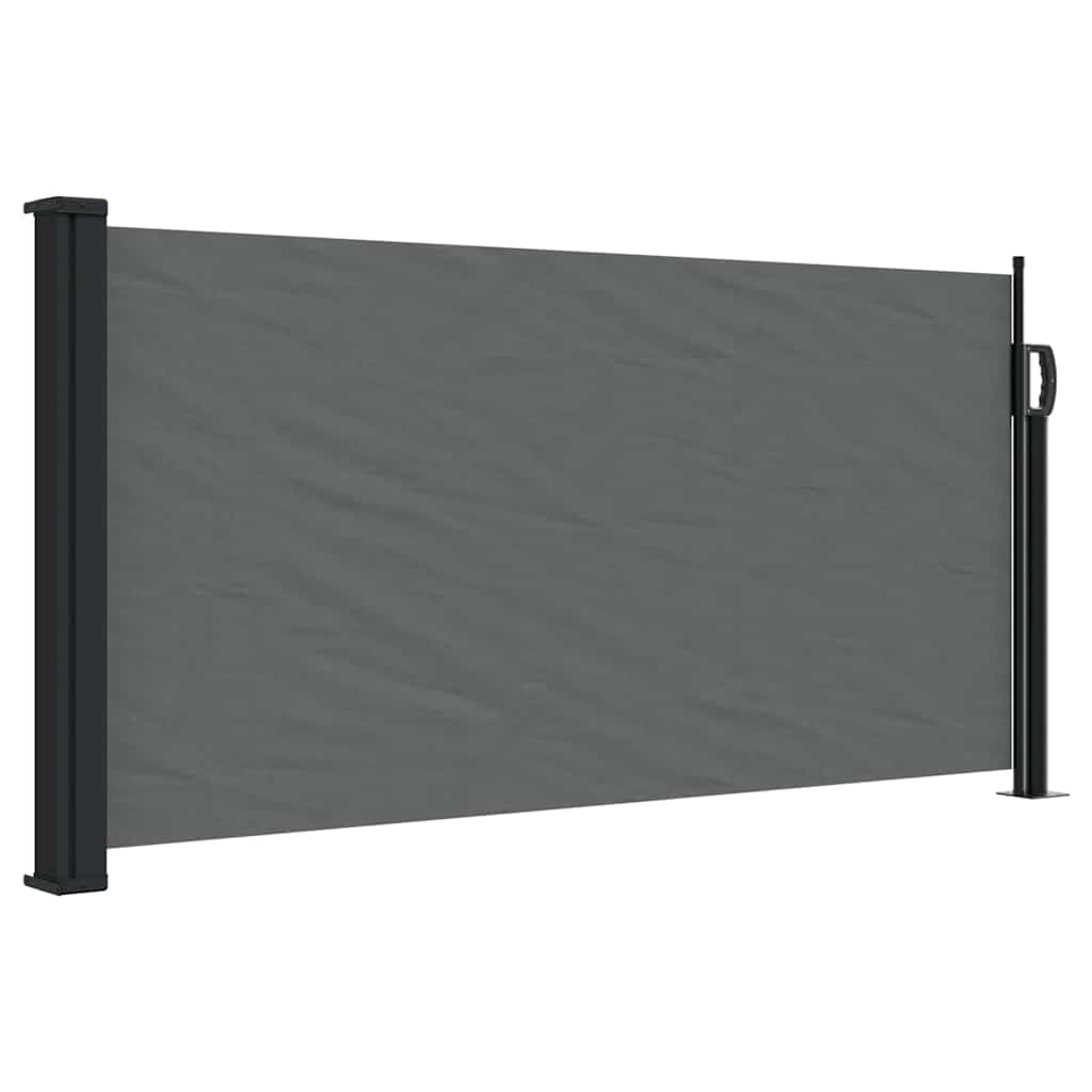 Tenda da sole laterale retrattile antracite 100x300 cm | homemem39