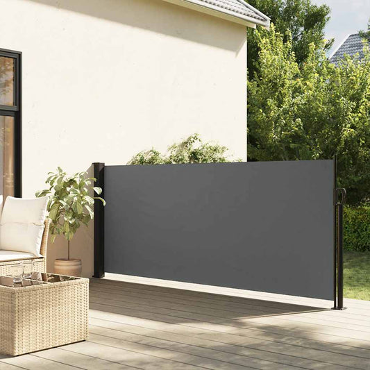 Tenda da sole laterale retrattile antracite 100x300 cm
