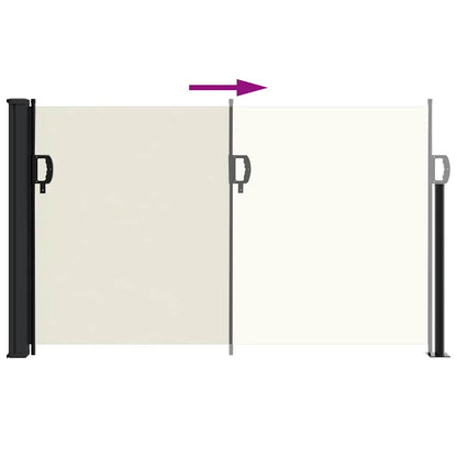 Tenda da Sole Laterale Retrattile Crema 117x300 cm | homemem39