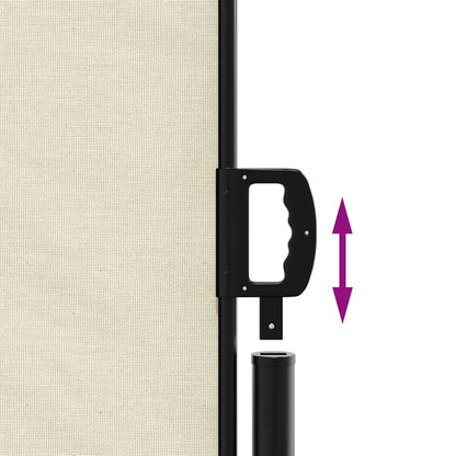 Tenda da Sole Laterale Retrattile Crema 117x300 cm | homemem39