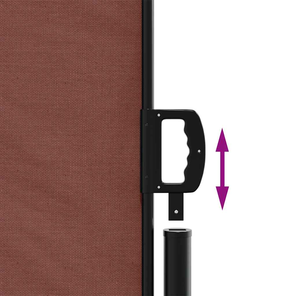 Tenda da Sole Laterale Retrattile Marrone 117x300 cm | homemem39