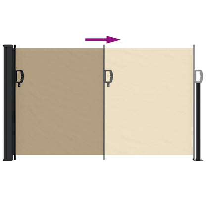 Tenda da Sole Laterale Retrattile Beige 117x300 cm | homemem39