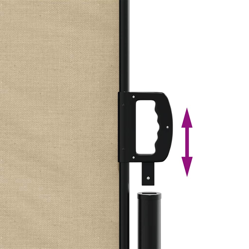 Tenda da Sole Laterale Retrattile Beige 117x300 cm | homemem39