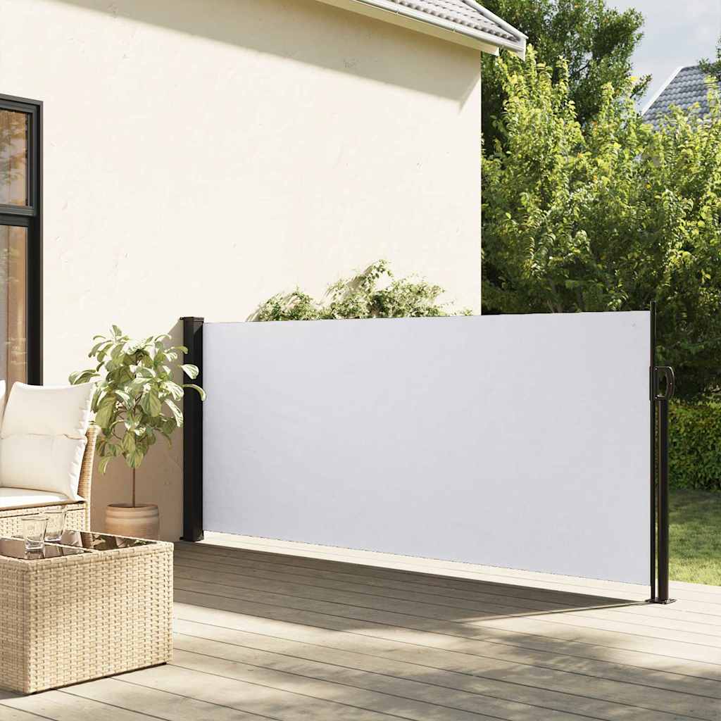 Tenda da Sole Laterale Retrattile Bianco 117x300 cm | homemem39