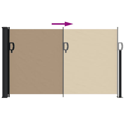 Tenda da Sole Laterale Retrattile Tortora 117x300 cm | homemem39