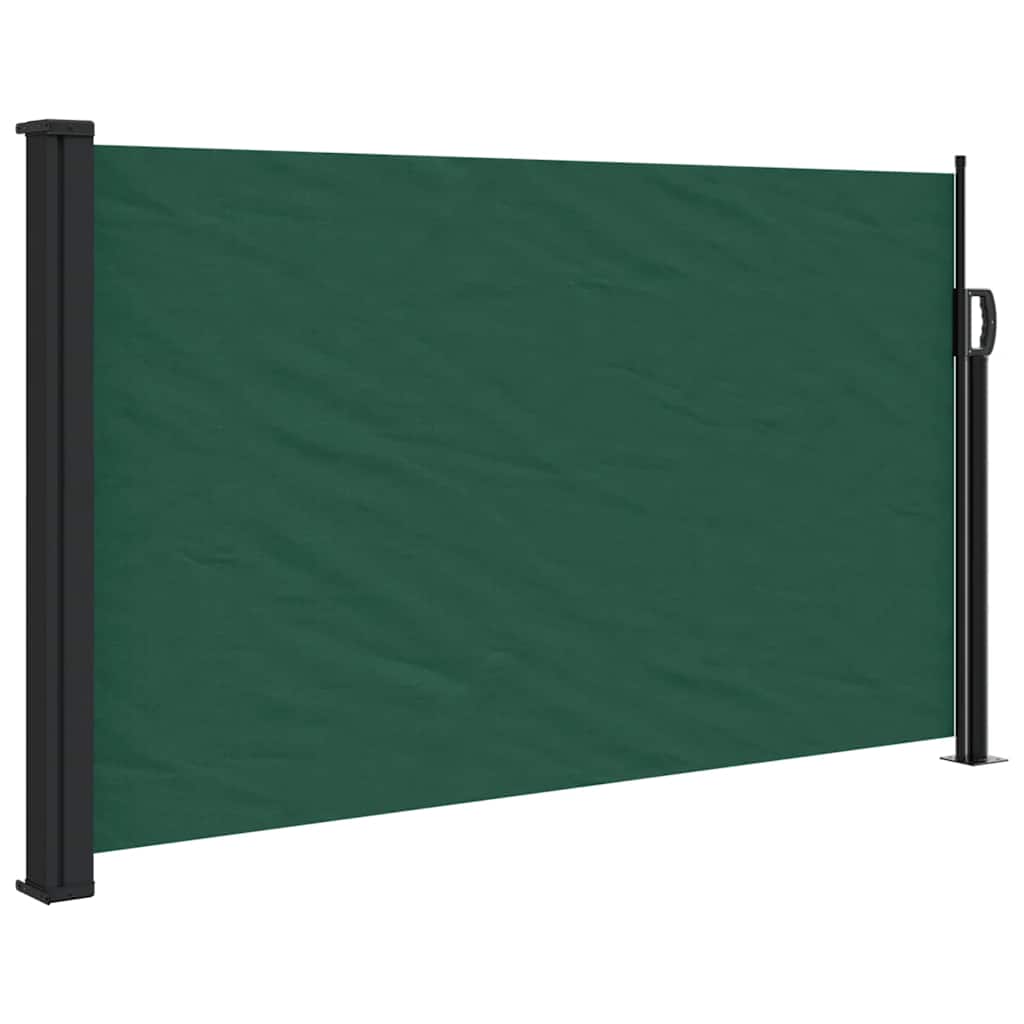 Tenda da Sole Laterale Retrattile Verde Scuro 117x300 cm | homemem39