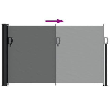 Tenda da sole laterale retrattile antracite 117x300 cm