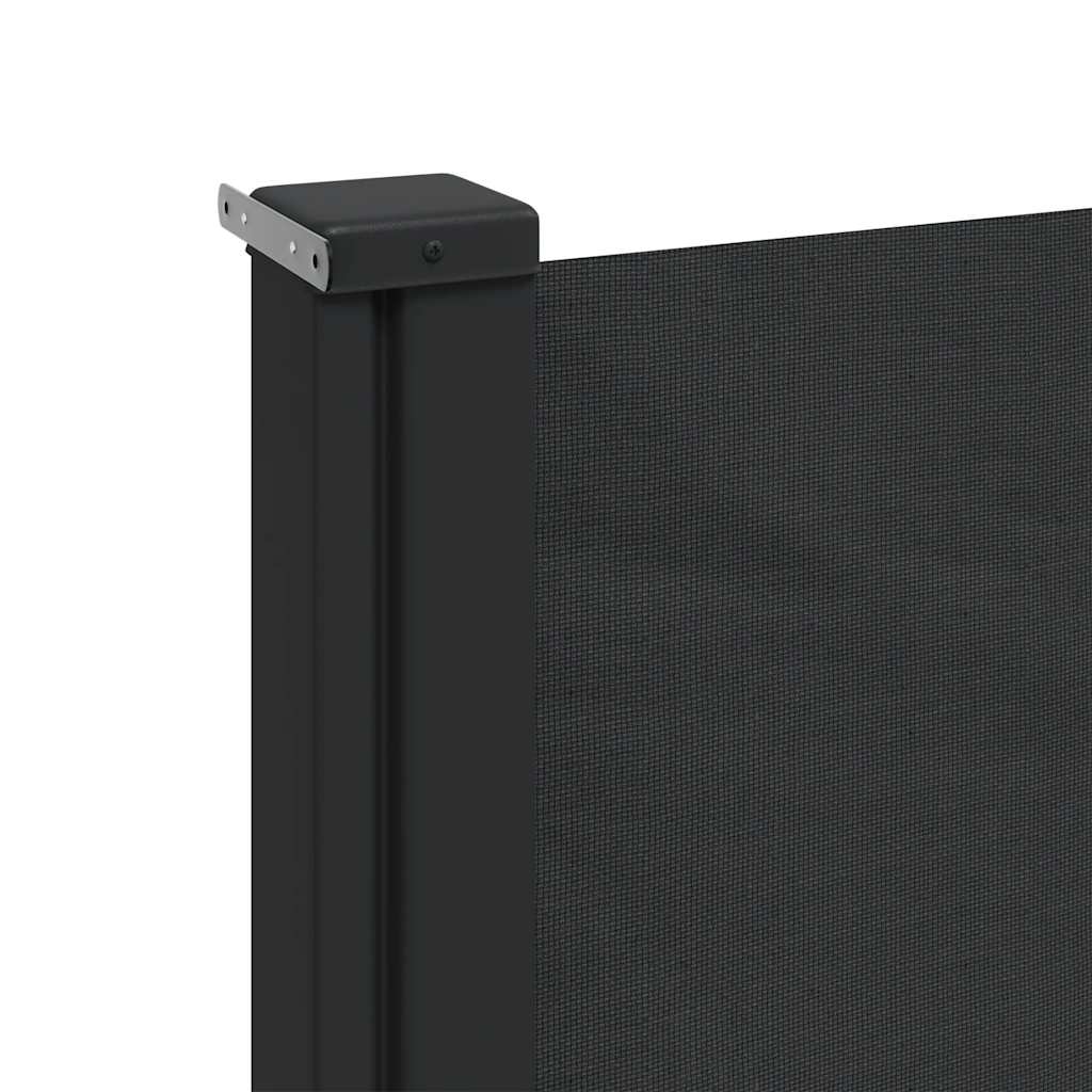 Tenda da Sole Laterale Retrattile Nera 140x300 cm | homemem39