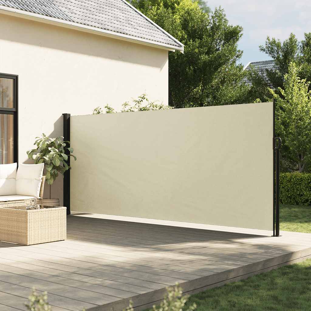 Tenda da Sole Laterale Retrattile Crema 160x300 cm | homemem39