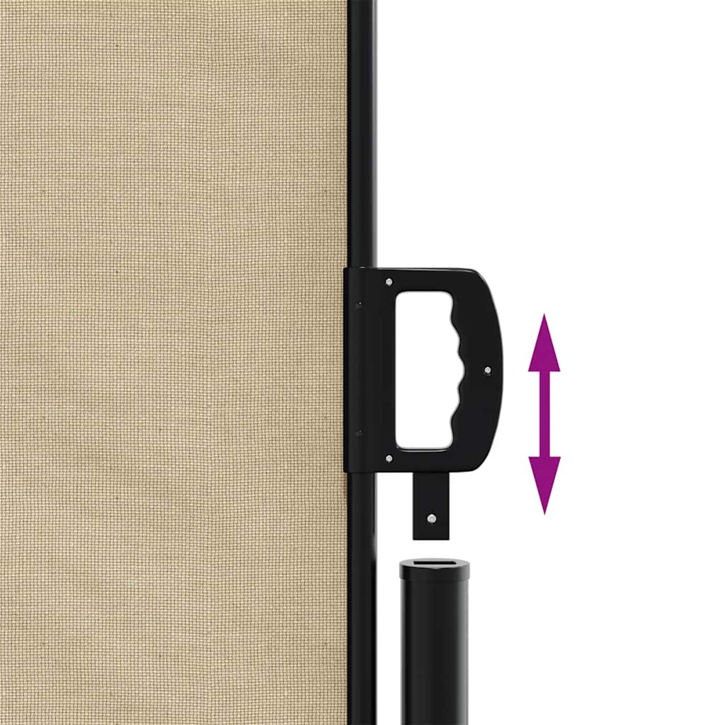 Tenda da Sole Laterale Retrattile Beige 160x300 cm | homemem39