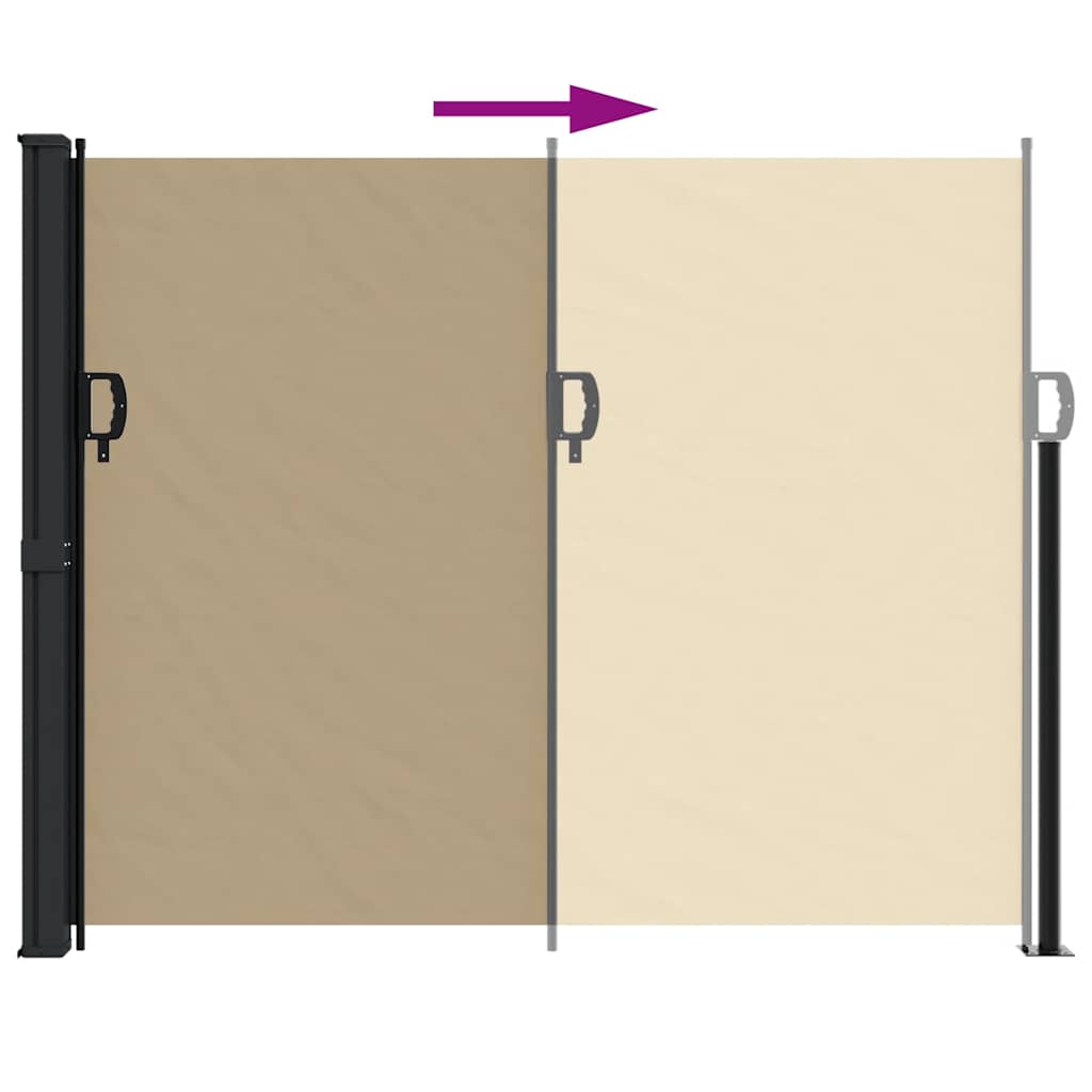 Tenda Laterale Retrattile Beige 170x300 cm | homemem39