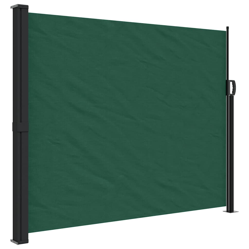 Tenda Laterale Retrattile Verde Scuro 170x300 cm | homemem39