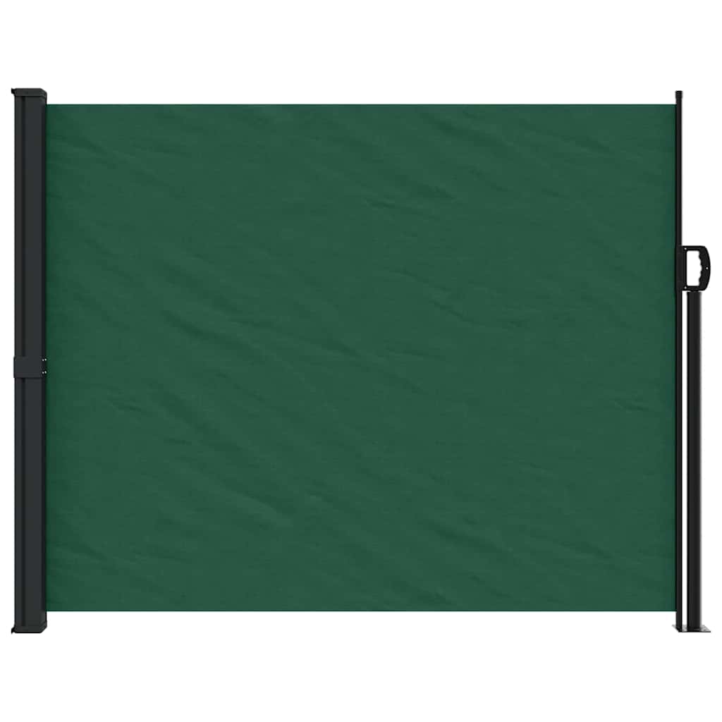 Tenda Laterale Retrattile Verde Scuro 170x300 cm | homemem39
