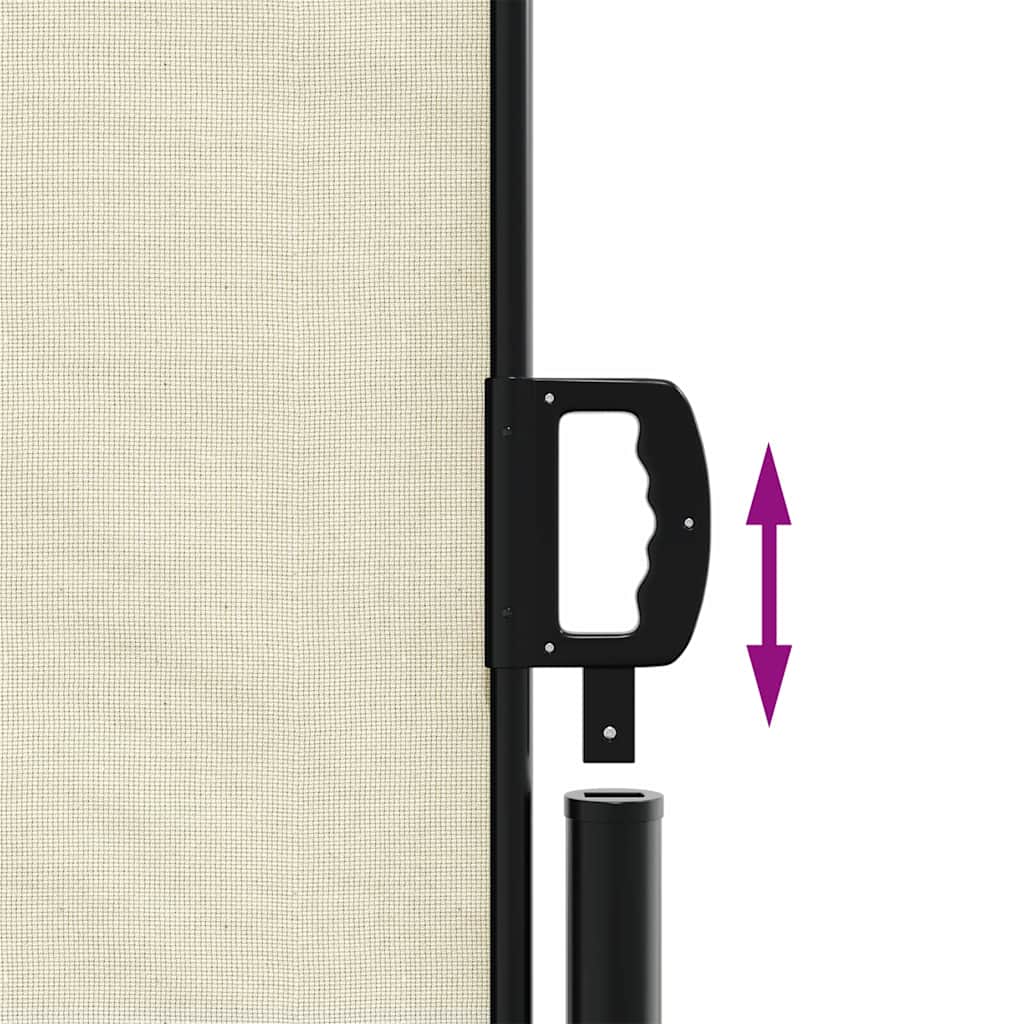 Tenda da Sole Laterale Retrattile Crema 180x300 cm | homemem39