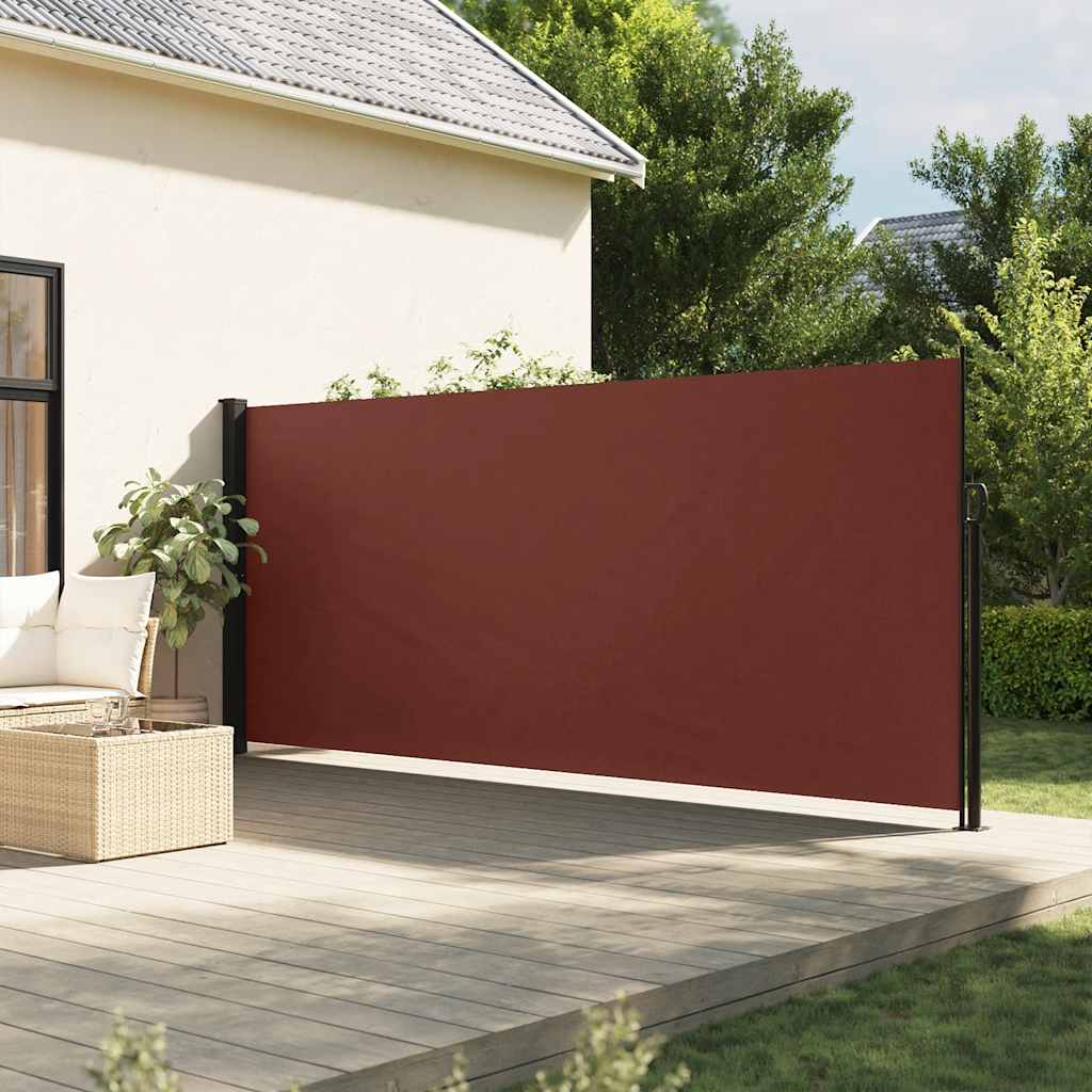 Tenda da Sole Laterale Retrattile Marrone 180x300 cm | homemem39