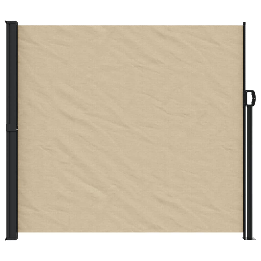 Tenda da Sole Laterale Retrattile Beige 180x300 cm