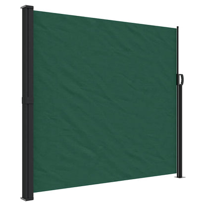 Tenda da Sole Laterale Retrattile Verde Scuro 180x300 cm | homemem39