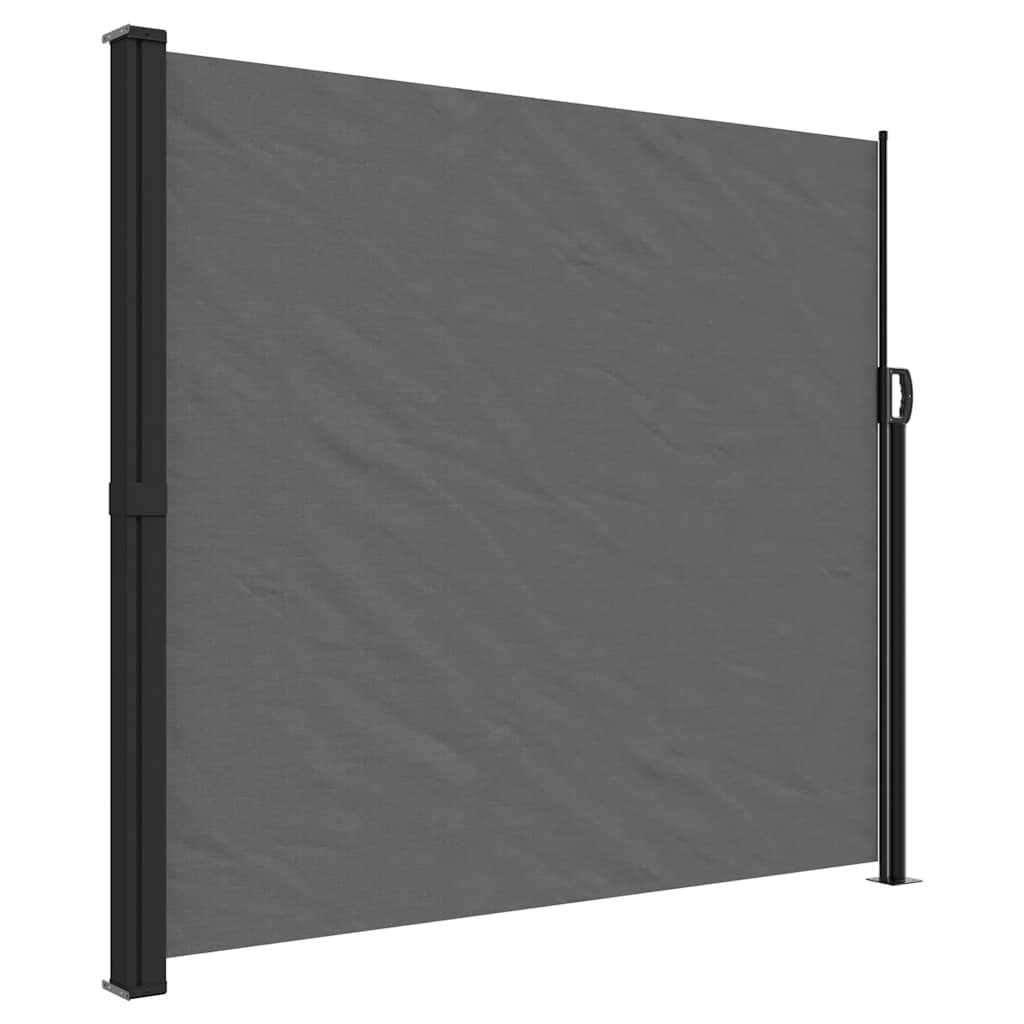 Tenda da sole laterale retrattile antracite 180x300 cm | homemem39