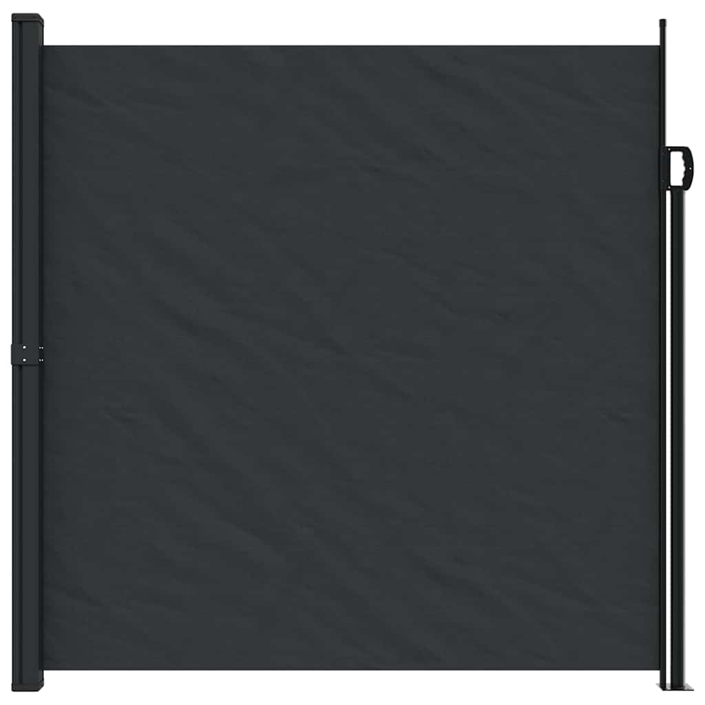 Tenda da Sole Laterale Retrattile Nera 200x300 cm | homemem39