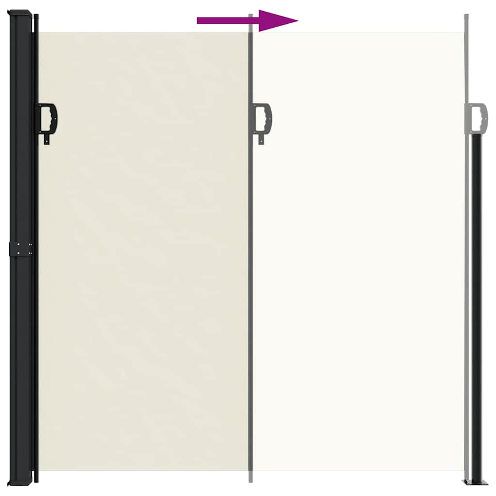 Tenda da Sole Laterale Retrattile Crema 200x300 cm | homemem39