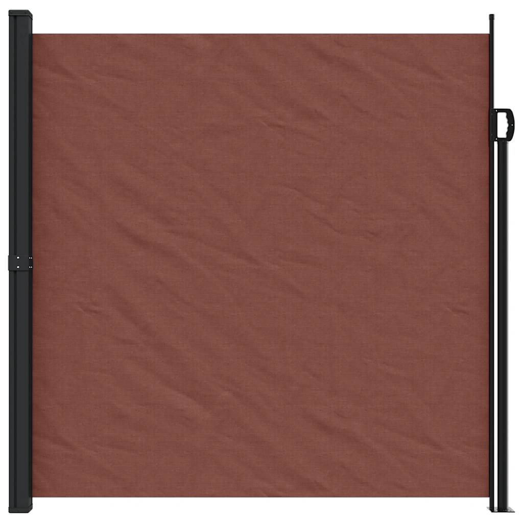 Tenda da Sole Laterale Retrattile Marrone 200x300 cm | homemem39