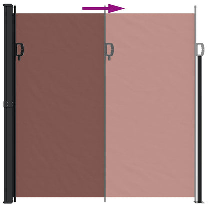 Tenda da Sole Laterale Retrattile Marrone 200x300 cm | homemem39