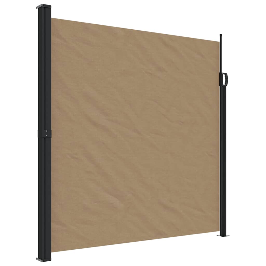Tenda da Sole Laterale Retrattile Tortora 200x300 cm | homemem39