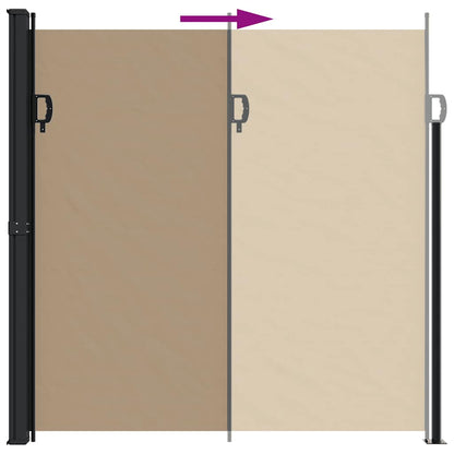 Tenda da Sole Laterale Retrattile Tortora 200x300 cm | homemem39