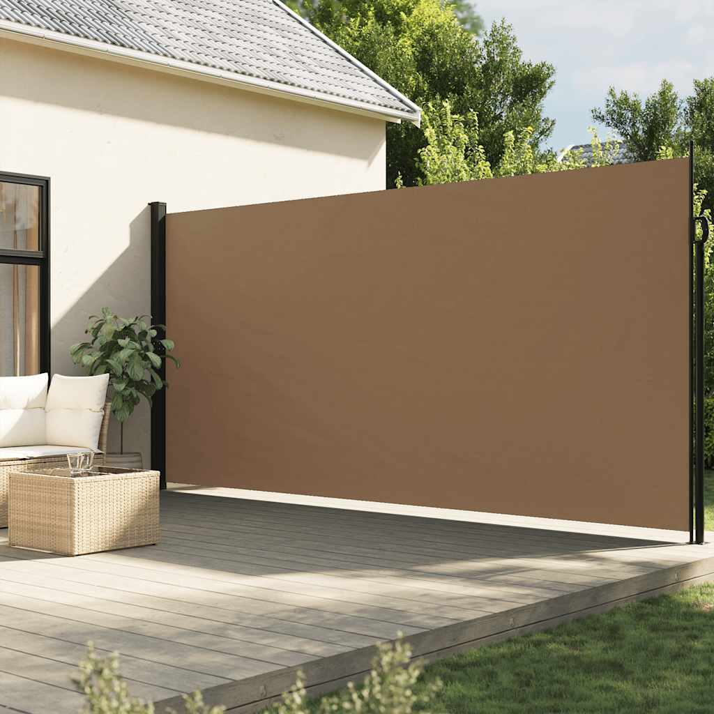 Tenda da Sole Laterale Retrattile Tortora 200x300 cm | homemem39