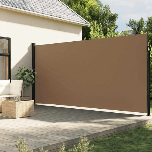 Tenda da Sole Laterale Retrattile Tortora 200x300 cm | homemem39