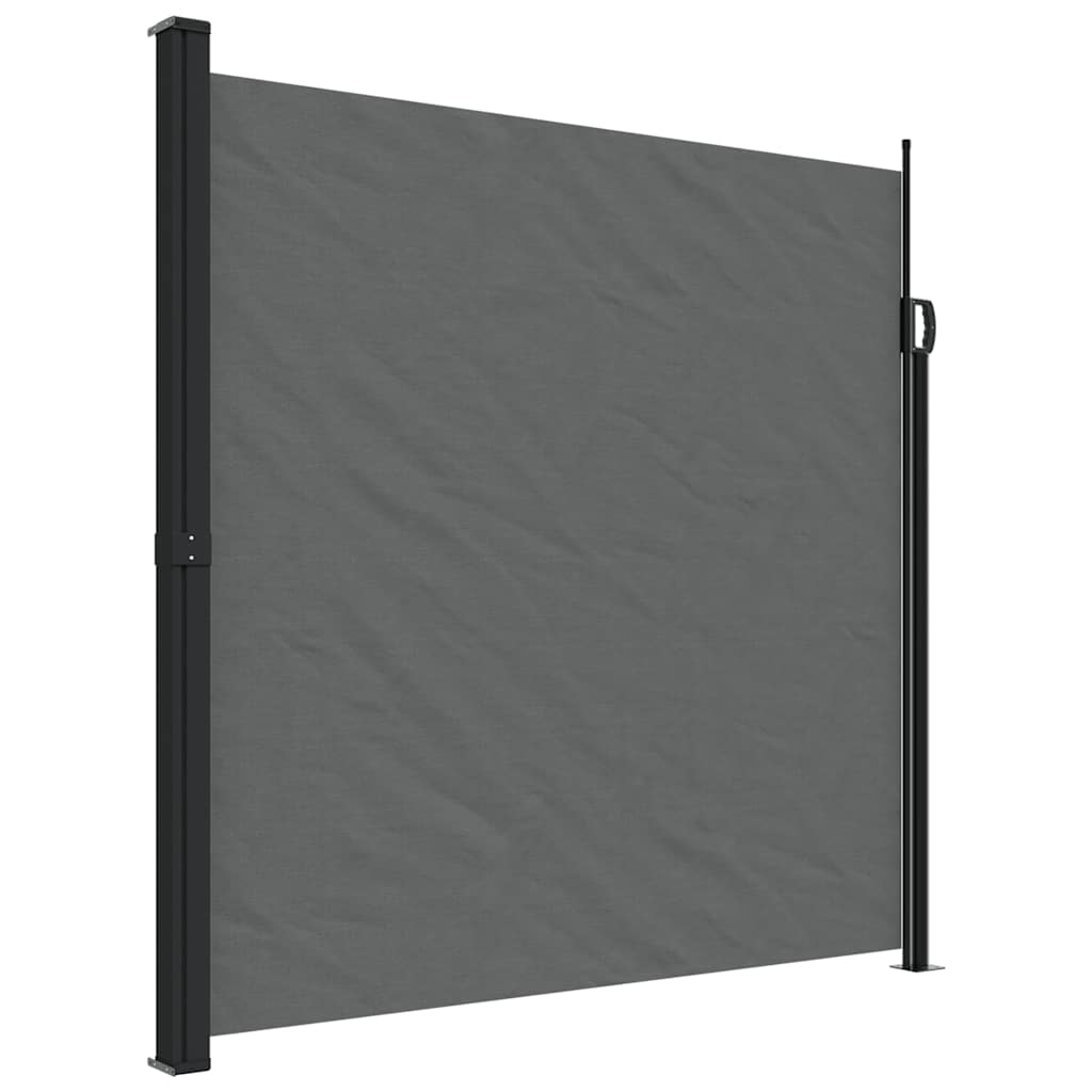 Tenda da sole laterale retrattile antracite 200x300 cm | homemem39