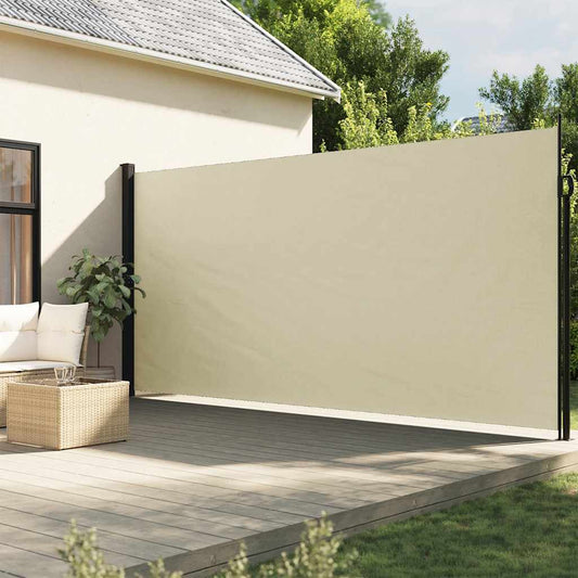 Tenda da Sole Laterale Retrattile Crema 220x300 cm | homemem39