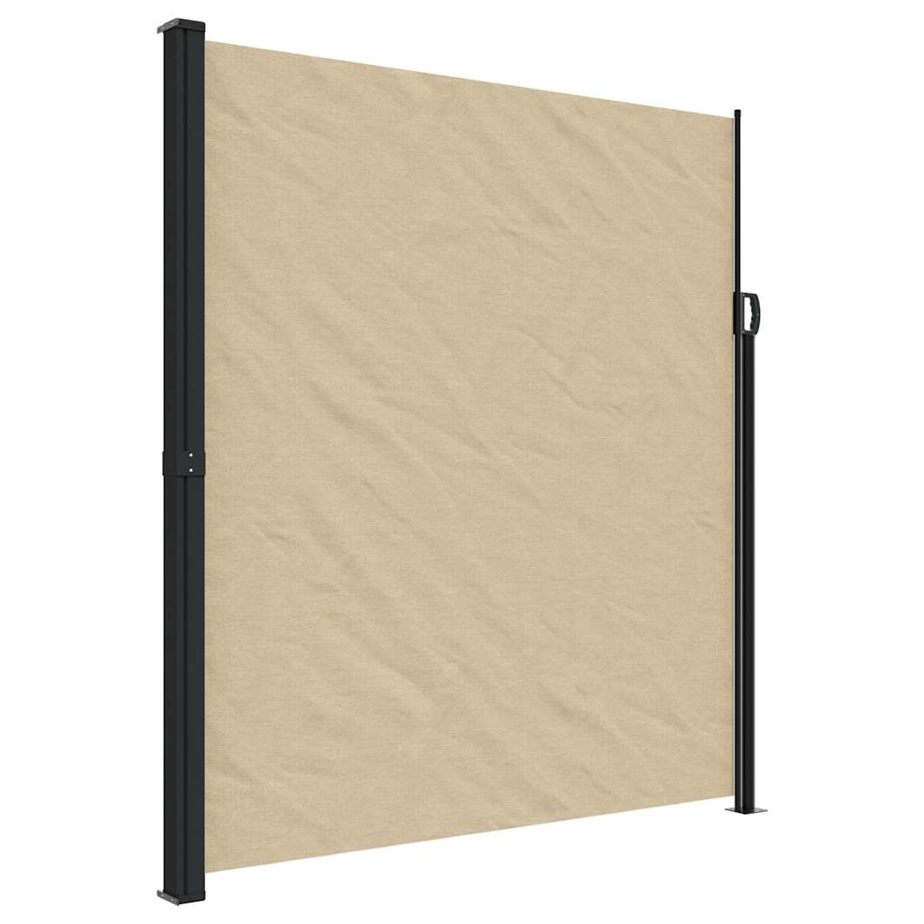 Tenda da Sole Laterale Retrattile Beige 220x300 cm | homemem39