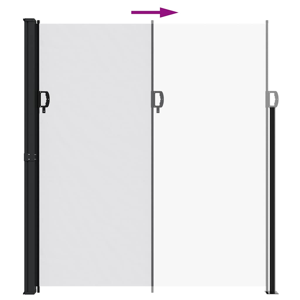 Tenda da Sole Laterale Retrattile Bianco 220x300 cm | homemem39