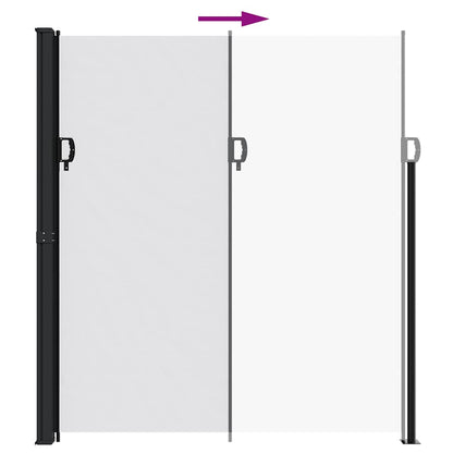 Tenda da Sole Laterale Retrattile Bianco 220x300 cm | homemem39