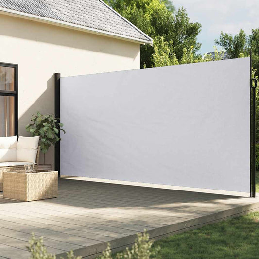 Tenda da Sole Laterale Retrattile Bianco 220x300 cm | homemem39