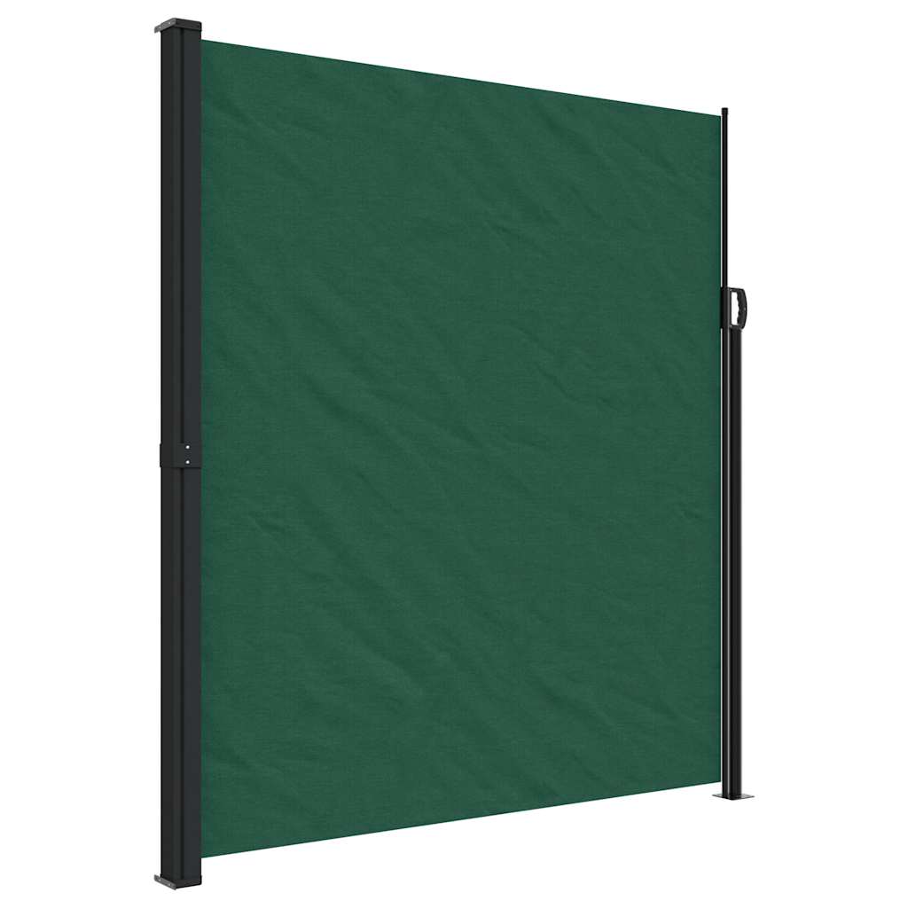 Tenda da Sole Laterale Retrattile Verde Scuro 220x300 cm | homemem39