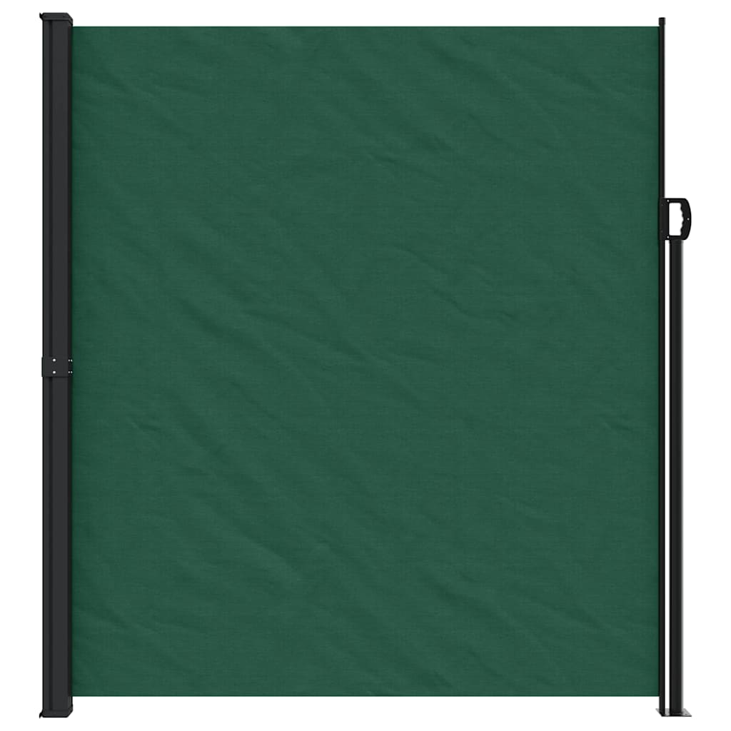 Tenda da Sole Laterale Retrattile Verde Scuro 220x300 cm | homemem39