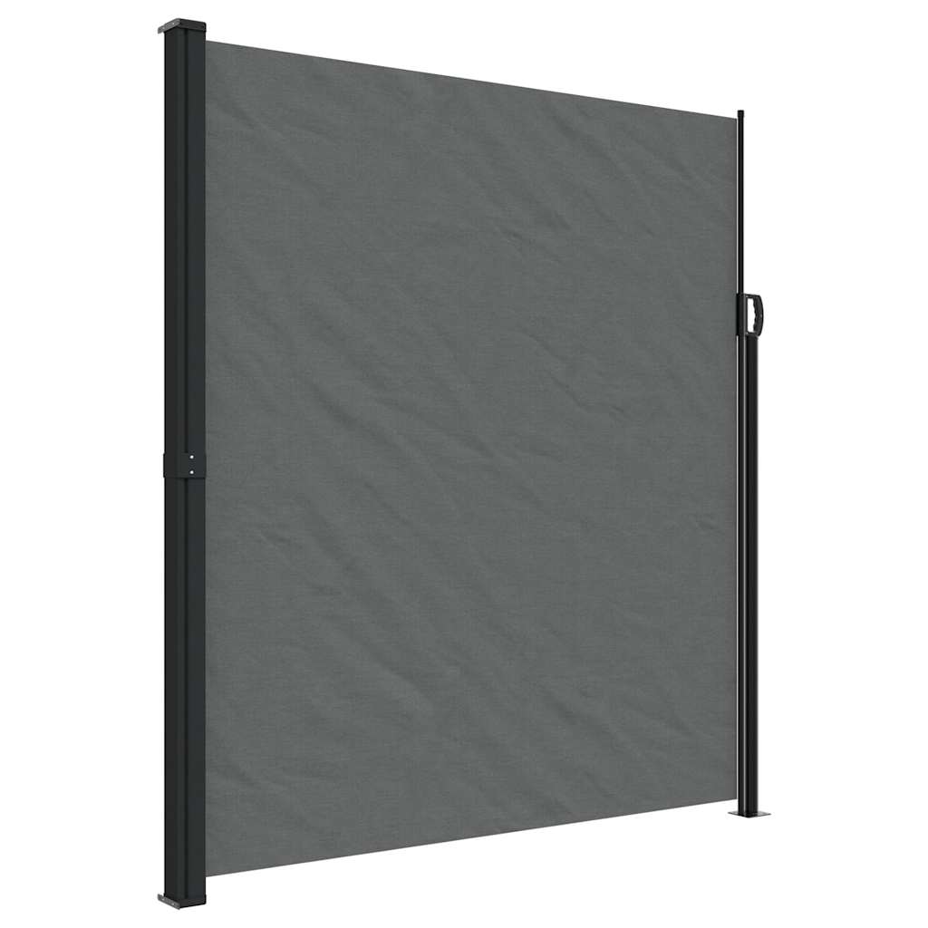 Tenda da sole laterale retrattile antracite 220x300 cm | homemem39