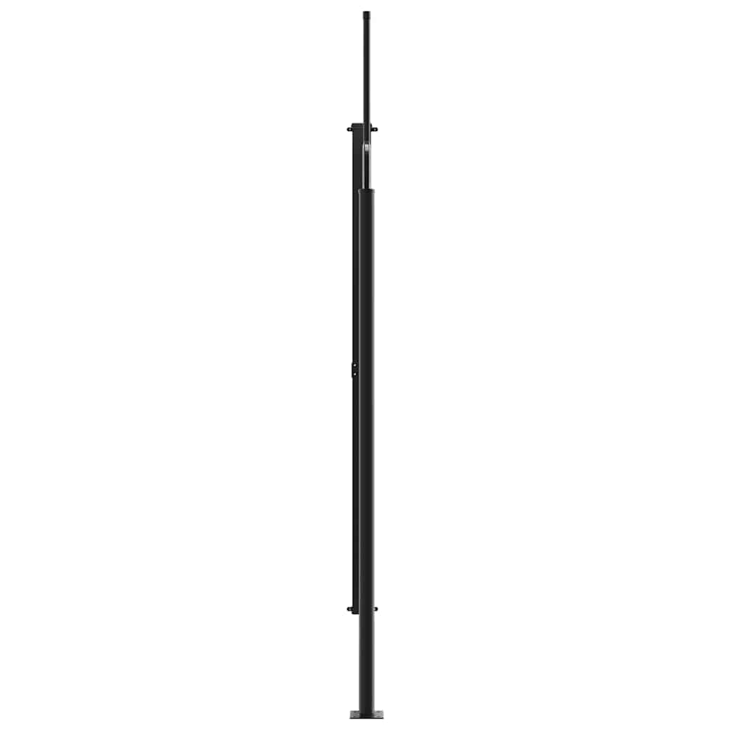 Tenda da sole laterale retrattile antracite 220x300 cm | homemem39