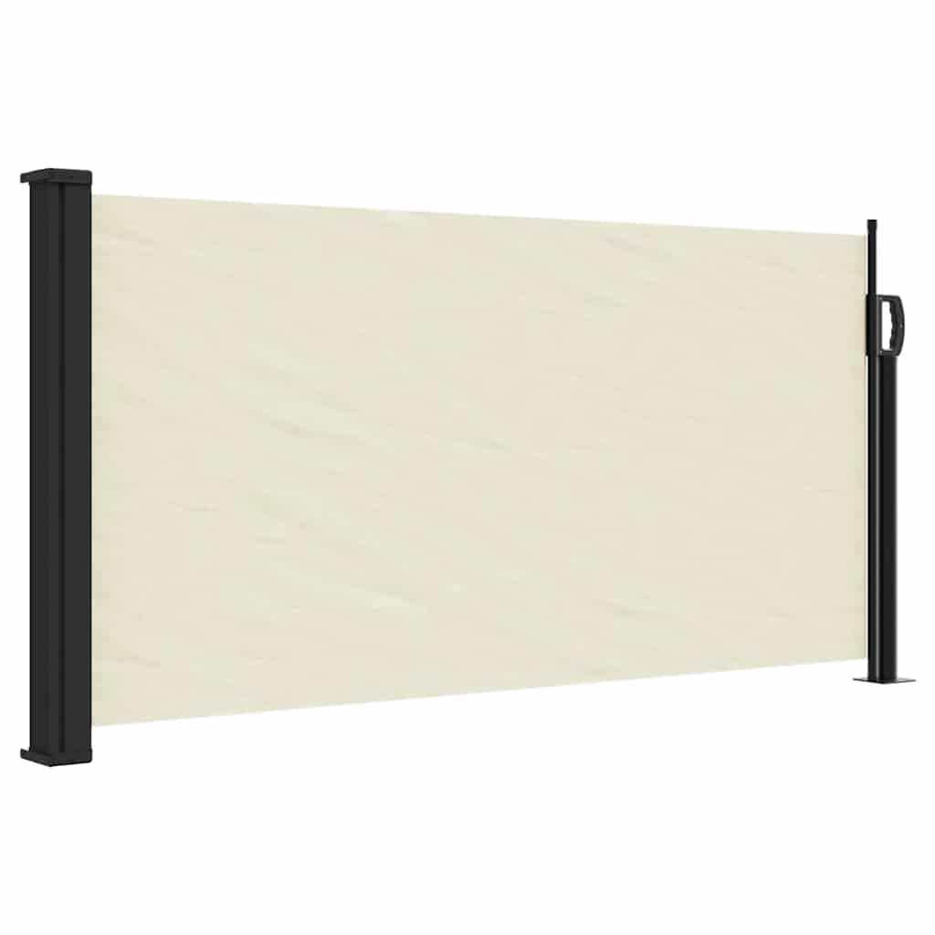 Tenda da Sole Laterale Retrattile Crema 100x500 cm | homemem39
