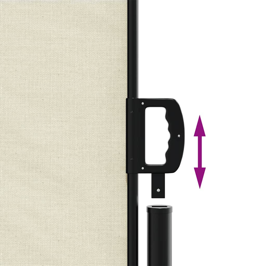 Tenda da Sole Laterale Retrattile Crema 100x500 cm | homemem39