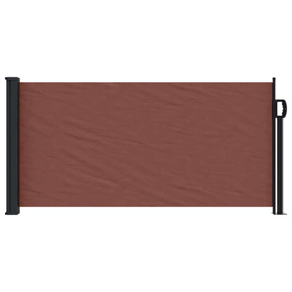 Tenda da Sole Laterale Retrattile Marrone 100x500 cm