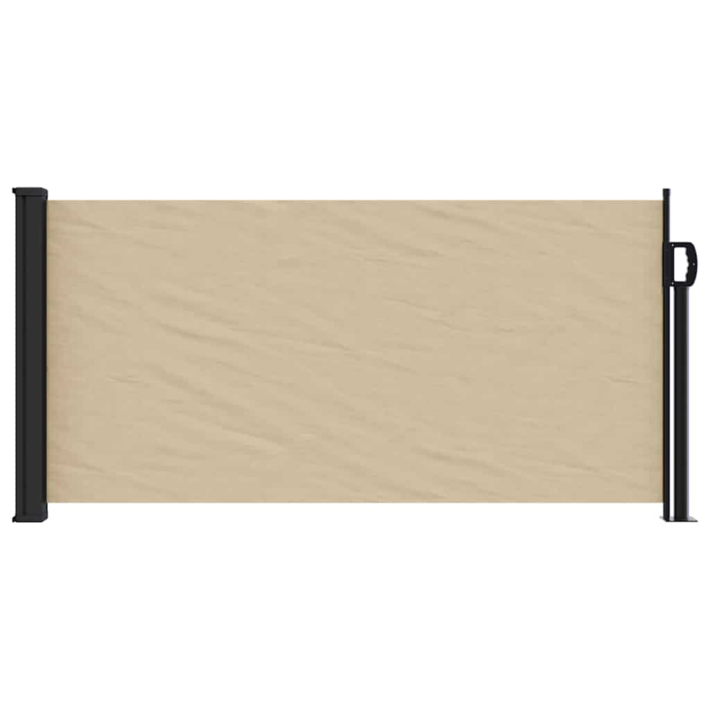 Tenda da Sole Laterale Retrattile Beige 100x500 cm | homemem39
