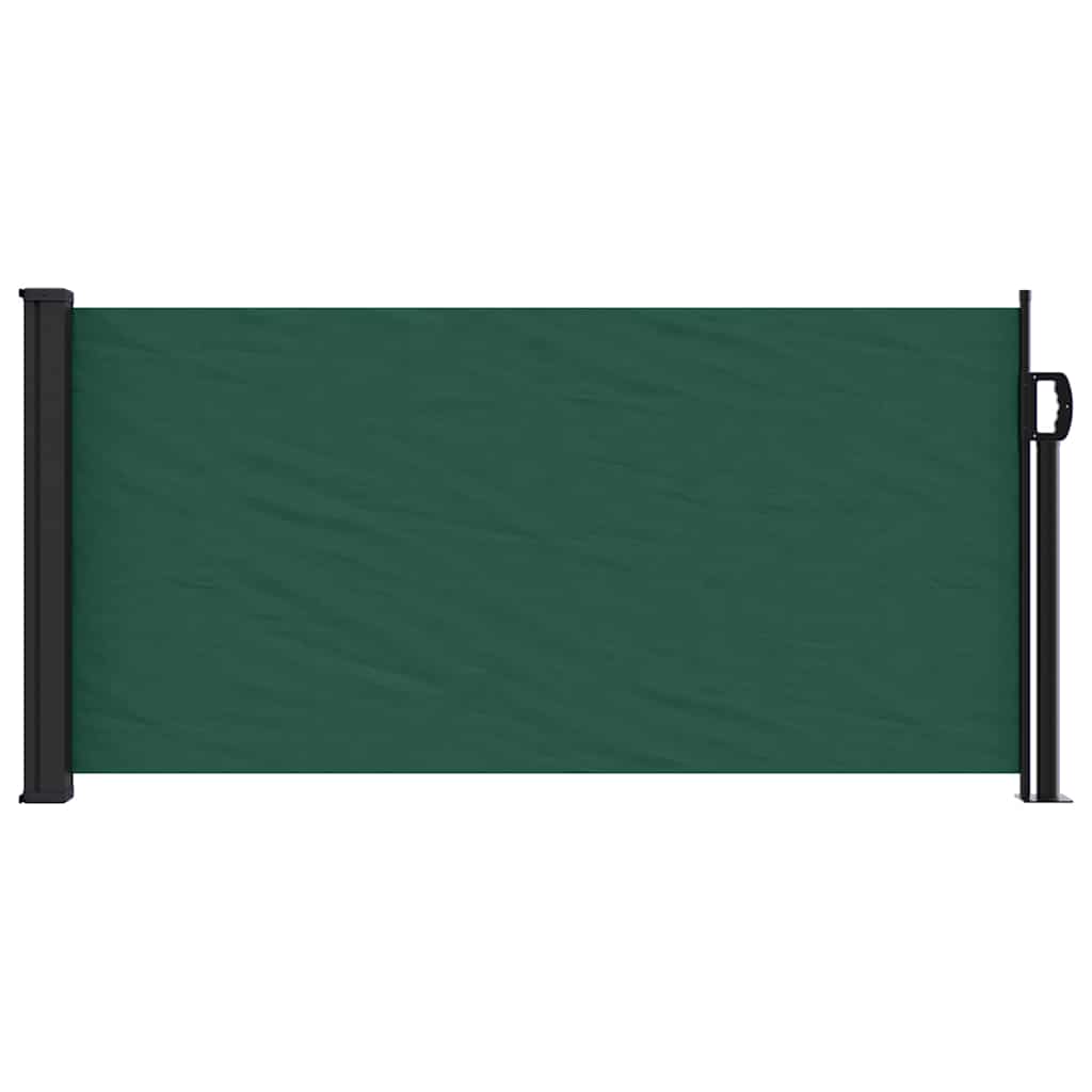 Tenda da Sole Laterale Retrattile Verde Scuro 100x500 cm | homemem39